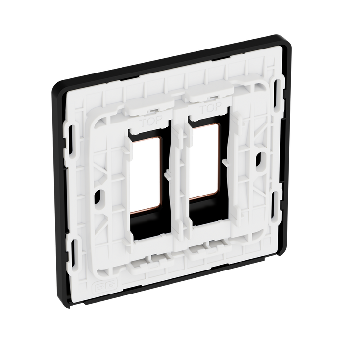 BG GridLite Evolve Polished Copper 2G Grid Plate MPCDCP2B – side view