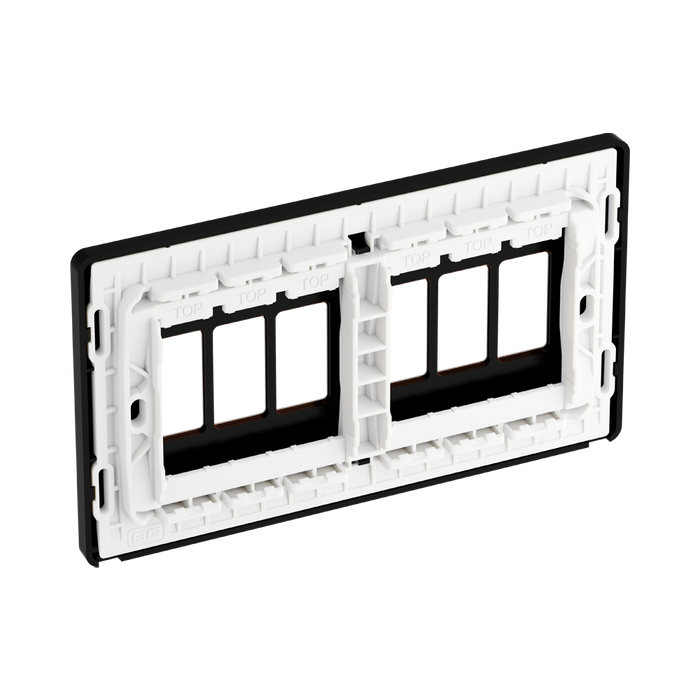 BG GridLite Evolve Polished Copper 6G Grid Plate MPCDCP6B – side view
