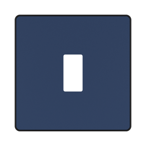 BG GridLite Evolve Dark Blue 1G Grid Plate MPCDDB1B – front view