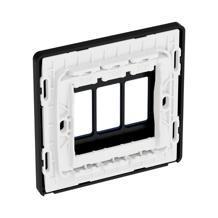 BG GridLite Evolve Dark Blue 3G Grid Plate MPCDDB3B – side view