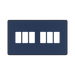 BG GridLite Evolve Dark Blue 6G Grid Plate MPCDDB6B – front view