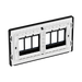 BG GridLite Evolve Dark Blue 6G Grid Plate MPCDDB6B – side view