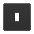 BG GridLite Evolve Matt Black 1G Grid Plate MPCDMB1B – front view