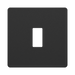 BG GridLite Evolve Matt Black 1G Grid Plate MPCDMB1B – front view