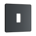 BG GridLite Evolve Matt Grey 1G Grid Plate MPCDMG1B – detail 0100 view