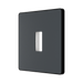 BG GridLite Evolve Matt Grey 1G Grid Plate MPCDMG1B – detail 0125 view