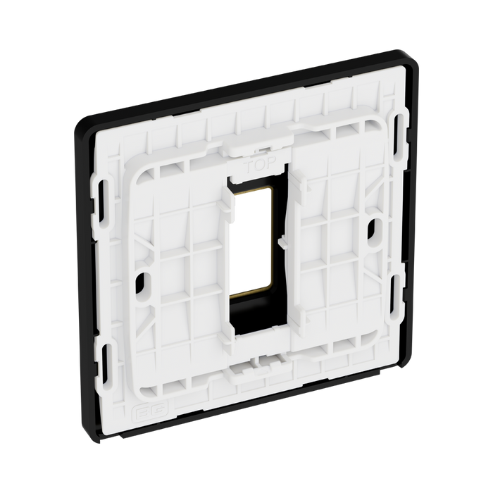BG GridLite Evolve Satin Brass 1G Grid Plate MPCDSB1B – side view
