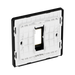 BG GridLite Evolve Satin Brass 1G Grid Plate MPCDSB1B – side view