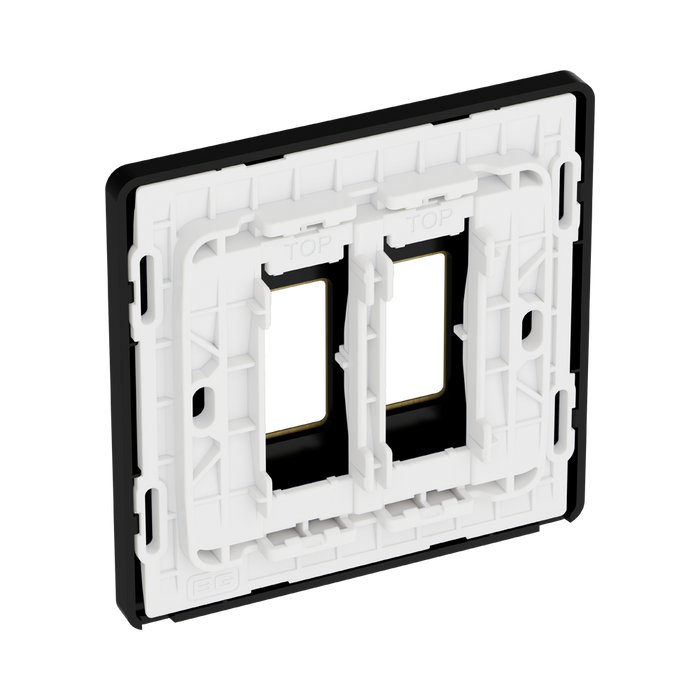 BG GridLite Evolve Satin Brass 2G Grid Plate MPCDSB2B – side view