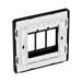 BG GridLite Evolve Satin Brass 3G Grid Plate MPCDSB3B – side view
