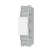 BG GridLite Evolve Gloss White 20A 2 Way Single Pole Centre-Off Switch Module MPCDW12C – angled view