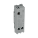 BG GridLite Evolve Gloss White 20A 16AX 2 Way Single Pole Emergency Lighting Test Key Switch Module MPCDW12EL – side view