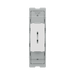 BG GridLite Evolve Gloss White 20A 16AX 2 Way Single Pole Key Switch Module MPCDW12KY – front view