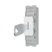 BG GridLite Evolve Gloss White 20A 16AX 2 Way Single Pole Key Switch Module MPCDW12KY – angled view
