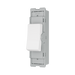 BG GridLite Evolve Gloss White 20A 16AX Intermediate Switch Module MPCDW13 – angled view