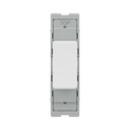 BG GridLite Evolve Gloss White 20A 2 Way Single Pole Retractive Centre-Off Switch Module MPCDW142C – front view