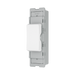BG GridLite Evolve Gloss White 20A 2 Way Single Pole Retractive Centre-Off Switch Module MPCDW142C – angled view