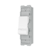 BG GridLite Evolve Gloss White 20A 2 Way Retractive PRESS Switch Module MPCDW142PR – angled view