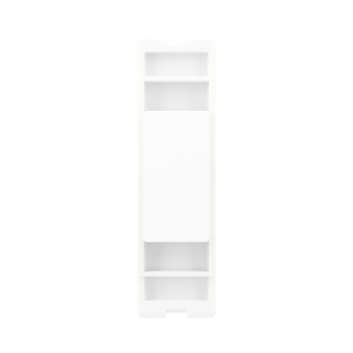BG GridLite Evolve Gloss White Blank Module MPCDWBLNK – front view