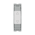 BG GridLite Evolve Gloss White Touch LED Dimmer Master Module MPCDWTDM – front view