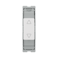 BG GridLite Evolve Gloss White Touch LED Dimmer Secondary Module MPCDWTDS – front view