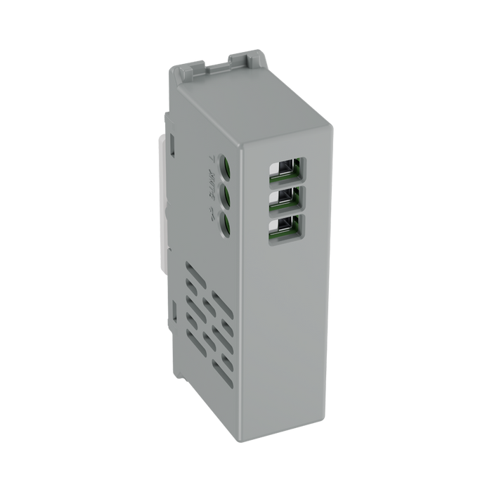 BG GridLite Evolve Gloss White Touch LED Dimmer Secondary Module MPCDWTDS – side view