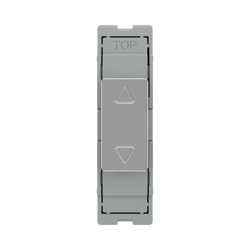 BG GridLite Polished Chrome Touch LED Dimmer Master Module MPCTDM – front view