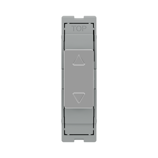 BG GridLite Polished Chrome Touch LED Dimmer Secondary Module MPCTDS – front view
