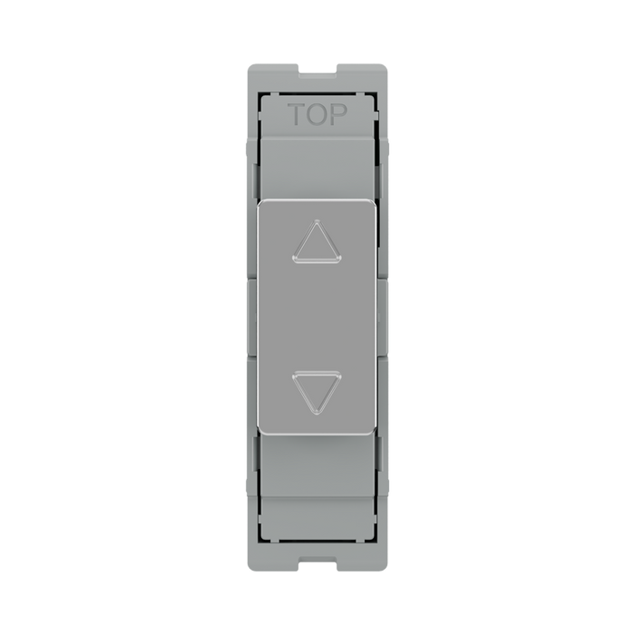 BG GridLite Polished Chrome Touch LED Dimmer Secondary Module MPCTDS – front view