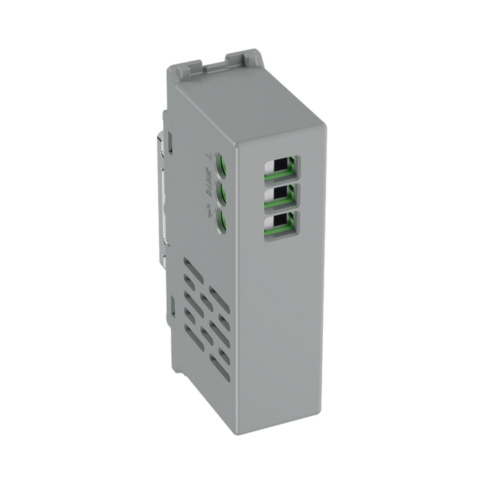BG GridLite Polished Chrome Touch LED Dimmer Secondary Module MPCTDS – side view