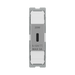BG GridLite Polished Chrome 20W USB-C Charging Module MPCUSBC20W – front view
