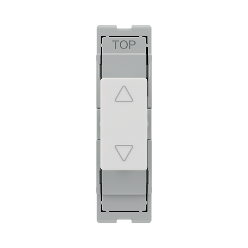BG GridLite White Moulded White Touch LED Dimmer Master Module MTDM – front view
