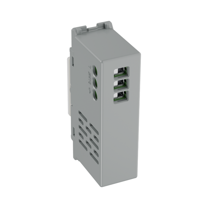 BG GridLite White Moulded White Touch LED Dimmer Master Module MTDM – side view
