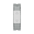 BG GridLite White Moulded White Touch LED Dimmer Secondary Module MTDS – front view