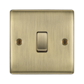 BG Nexus Metal Antique Brass Intermediate Light Switch NAB13