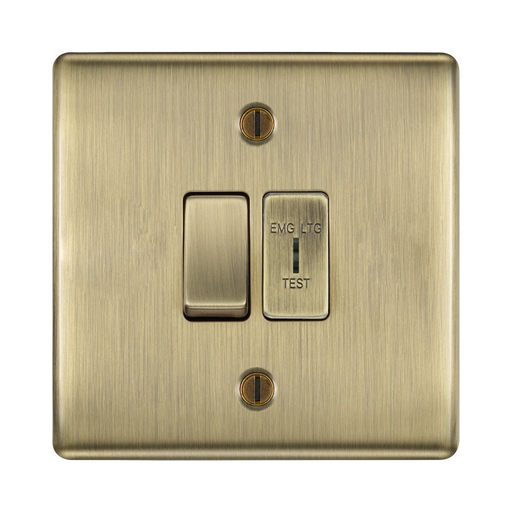 BG Nexus Metal Antique Brass 2W & Emergency Key Switch NAB42EL
