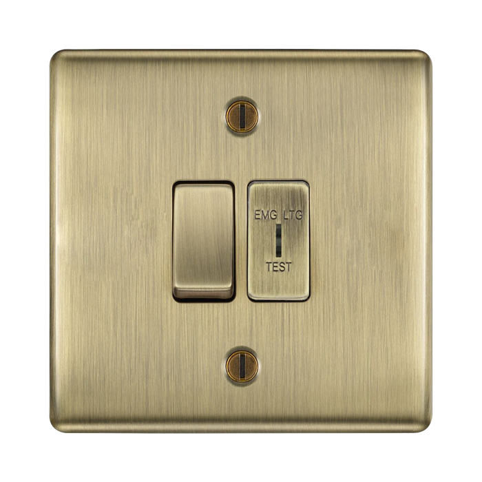 BG Nexus Metal Antique Brass 2W & Emergency Key Switch NAB42EL