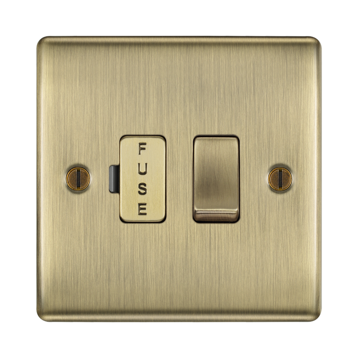 BG Nexus Metal Antique Brass 13A Switched Spur NAB50