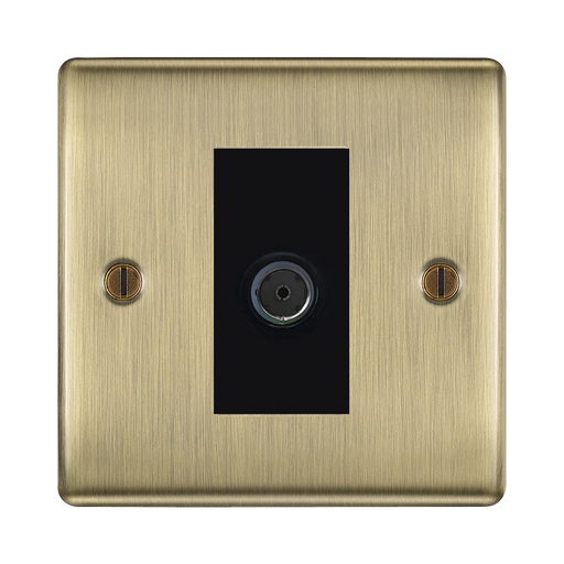 BG Nexus Metal Antique Brass Co-axial Socket NAB60B