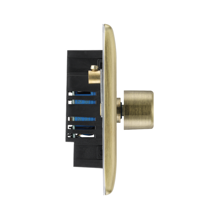 BG Nexus Metal Antique Brass 1G Dimmer Switch NAB81