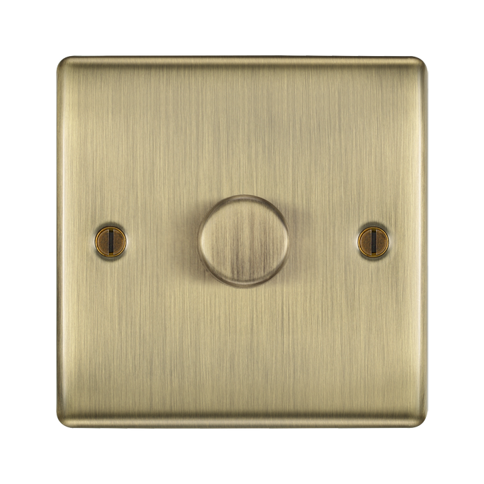 BG Nexus Metal Antique Brass 1G Dimmer Switch NAB81