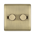 BG Nexus Metal Antique Brass 2G Dimmer Switch NAB82