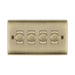 BG Nexus Metal Antique Brass 4G Dimmer Switch NAB84