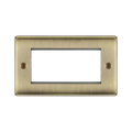 BG Nexus Metal Antique Brass 4G Euro Plate NABEMR4