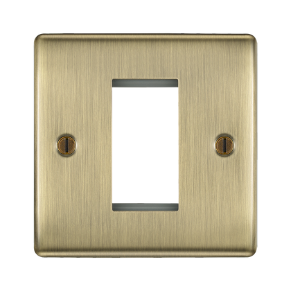 BG Nexus Metal Antique Brass 1G Euro Plate NABEMS1