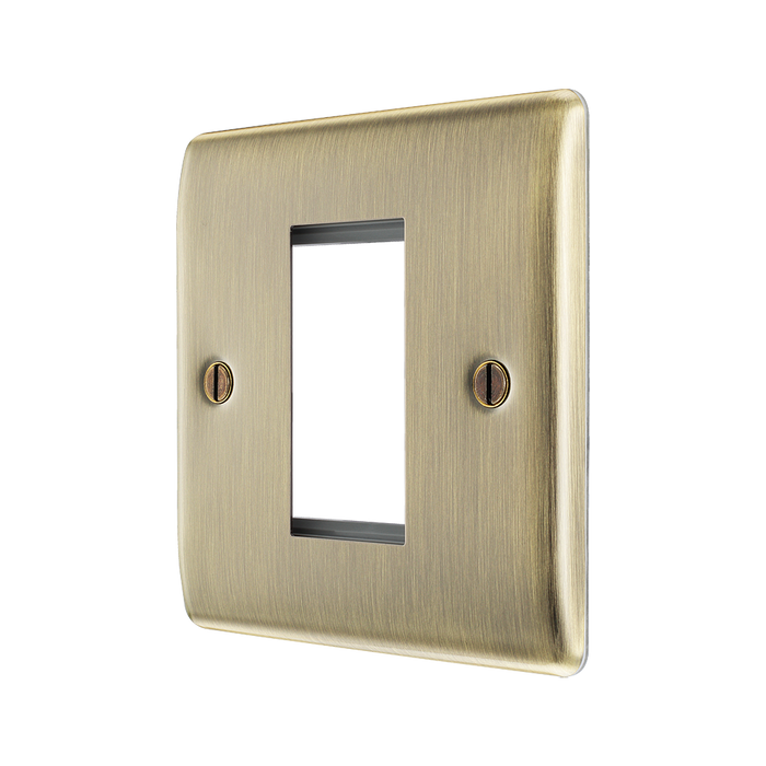 BG Nexus Metal Antique Brass 1G Euro Plate NABEMS1