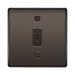 BG Nexus Metal Black Nickel Emergency Key Switch NBN12EL Available from RS Electrical Supplies