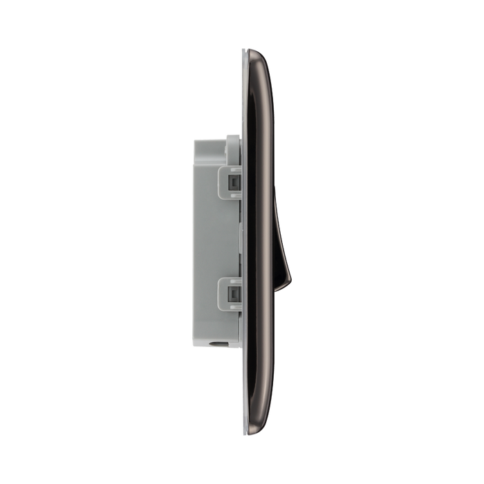 BG Nexus Metal Black Nickel Intermediate Light Switch NBN13