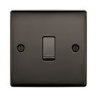 BG Nexus Metal Black Nickel Intermediate Light Switch NBN13
