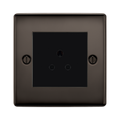 BG Nexus Metal Black Nickel 2A Unswitched Socket NBN28B